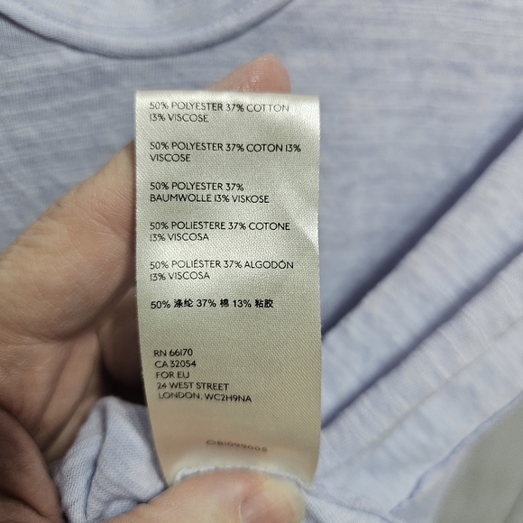 We The Free People Women's Sweetness Light Purple Knit Shirt Size Small. - Picture 8 of 9